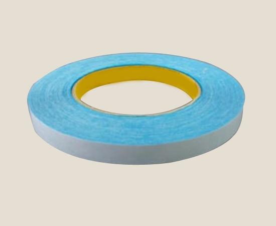 Double Sided Repulpable Light-blue Tissue Tape