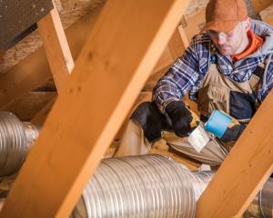 What is the proper way to apply HVAC tape?
