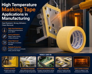 High Temperature Masking Tape Applications in Manufacturing