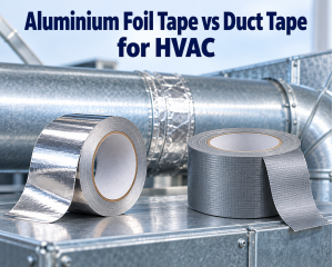 Aluminium Foil Tape vs Duct Tape: Which Is Better for HVAC Applications? Aluminium Foil Tape vs Duct Tape: Which Is Better for HVAC Applications?